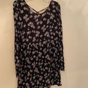 Floral long sleeve dress